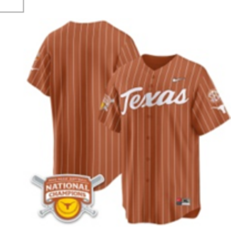 Men Texas Longhorns blank brown Nike joint Name NCAA 2025 Jersey style 4